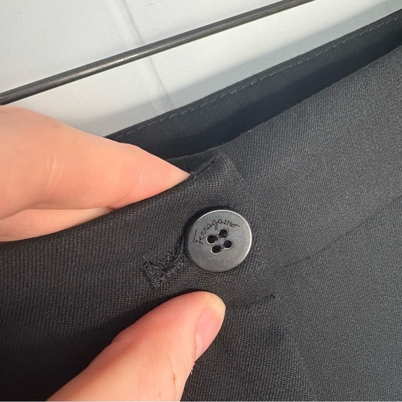 NWT Salvatore Ferragamo Women’s Black Trousers Size US 4 Career Uniform Staff - Picture 6 of 11